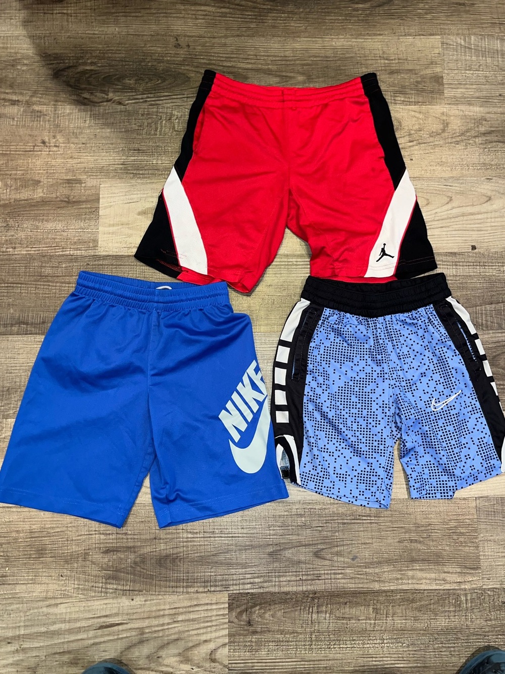 Youth lot of 3 Nike Boys Dri-FIT Shorts Size Small bundle